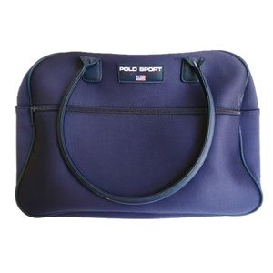 Vintage navy polo bag